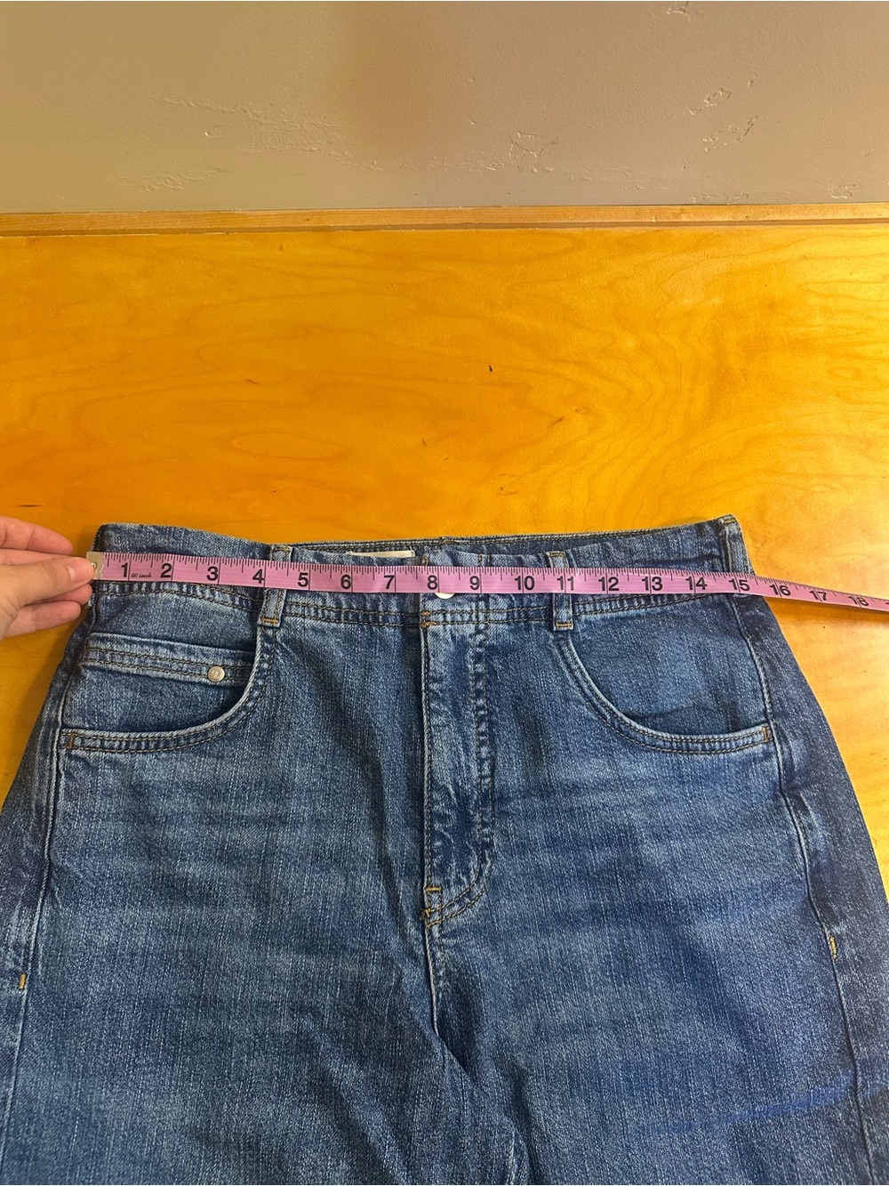 Pilcro Anthropologie Wide-Leg Flared Jeans Size 29 NWOT - Picture 6 of 8